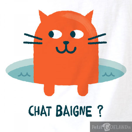 Chat baigne ?