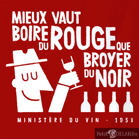 Mieux vaut boire du rouge