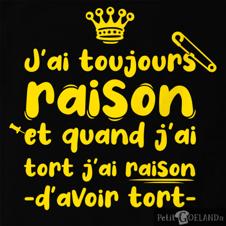 Toujours raison