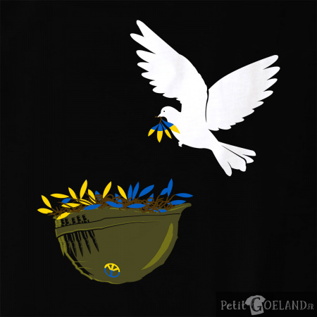 Ukraine colombe casque