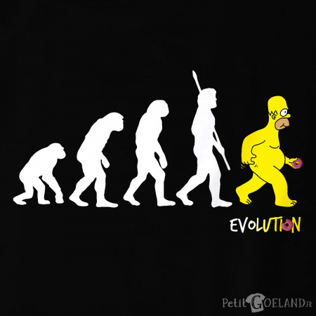 Evolution Homer Simpson