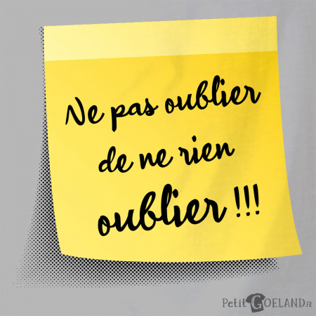 Post-it oublier