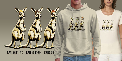 Kangoublond Kangoubrun Kangouroux