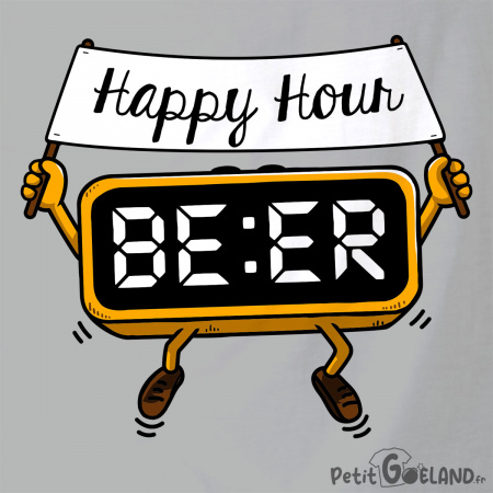 Happy Hour Clock Beer
