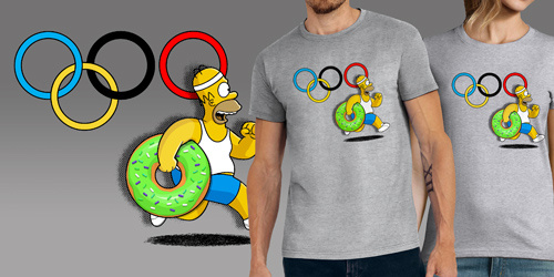 Homer Jeux Olympiques Donut