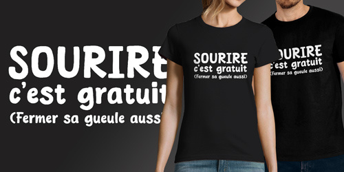 Sourire c'est gratuit