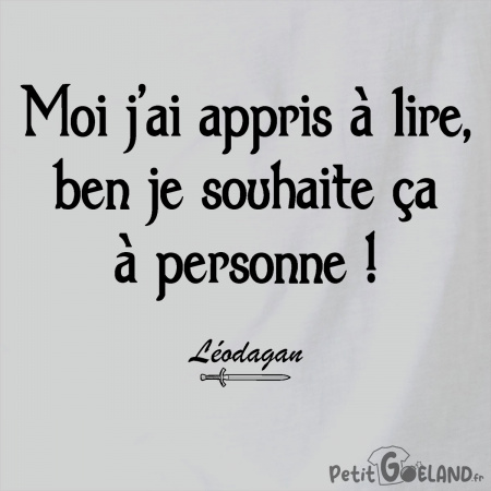 Moi j'ai appris à lire