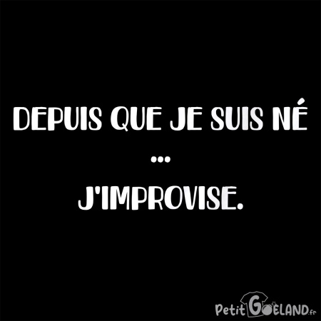 J'improvise (Homme)