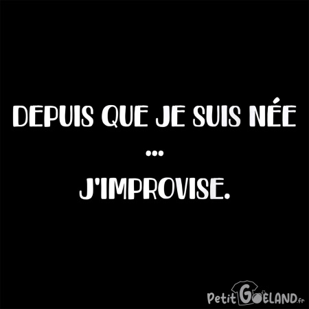 J'improvise (Femme)