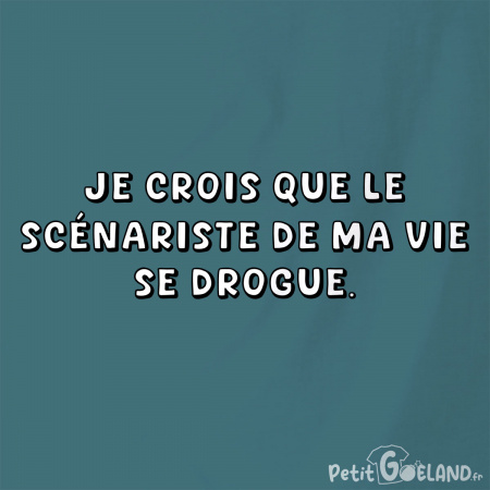 Le scénariste de ma vie se drogue