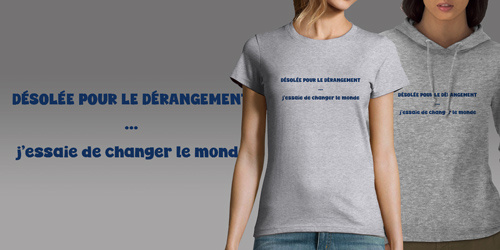 Désolée pour le dérangement (femme)