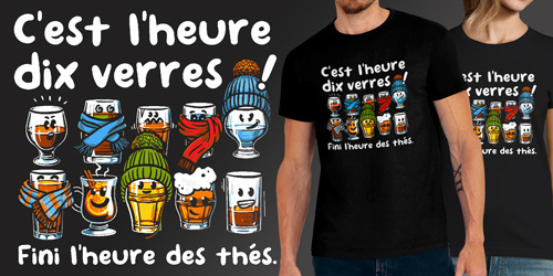 C'est l'heure dix verres