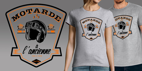 Motarde à l'ancienne 2