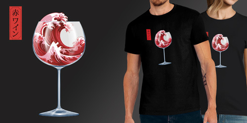 Pinard Romantique Hokusaï