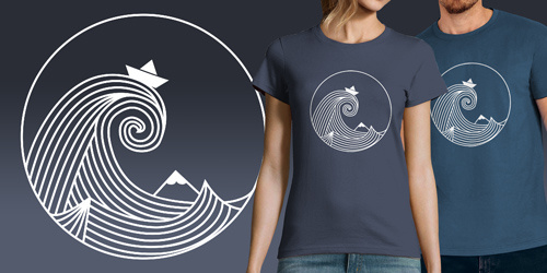 Petit Bateau Hokusaï