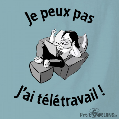 Télétravail (femme)