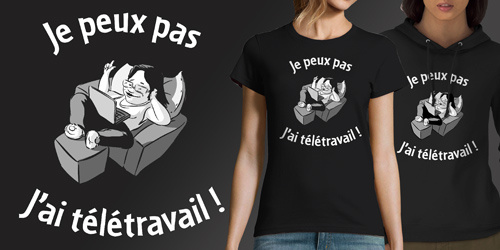 Télétravail (femme)