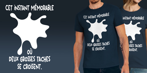 Deux grosses taches se croisent